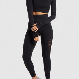 XL Black Seamless Yoga Set